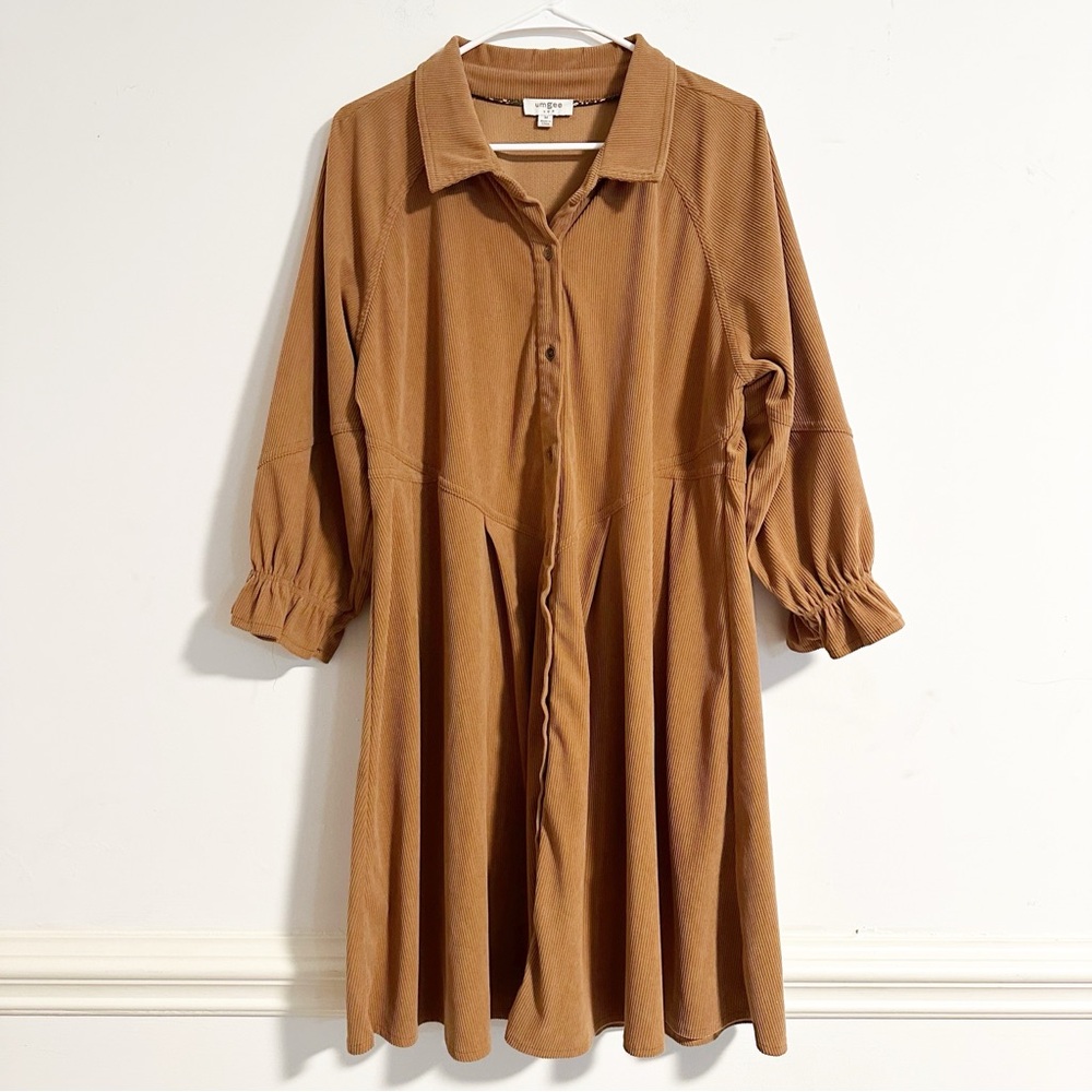 Falling For You Umgee Collared Button Front Cordu… - image 1